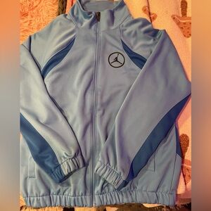 Jordan Perforated Blue Athletic Top